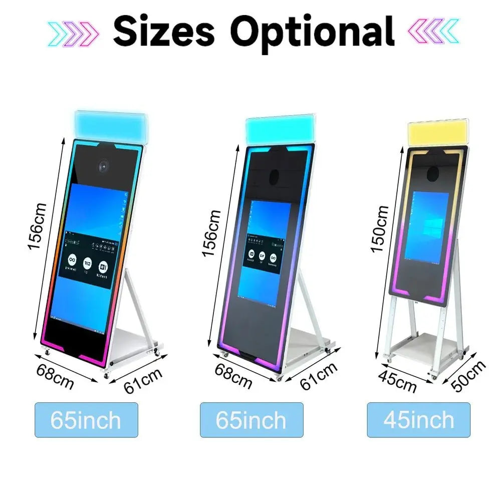 Touch Screen Mirror Photobooth Portable